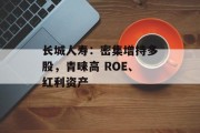 长城人寿：密集增持多股，青睐高 ROE、红利资产