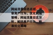 网站流量日志总结，洞察用户行为，优化网站策略，网站流量日志分析，解码用户行为，精准优化策略