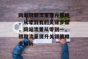 网站初期流量提升策略，从零到有的关键步骤，网站流量从零到一，初期流量提升关键策略全解析