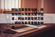 网站流量变现攻略，揭秘如何从海量流量中掘金，网站流量变现之道，揭秘海量流量掘金秘籍