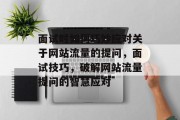 面试时如何巧妙应对关于网站流量的提问，面试技巧，破解网站流量提问的智慧应对