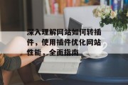 深入理解网站如何转插件，使用插件优化网站性能，全面指南