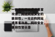 一元云购网站遭遇黑客攻击，揭秘网络安全的脆弱性，一元云购网站遭黑客攻击，网络安全脆弱性警示录