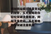 揭秘网站疯狂流量背后的秘密，五大策略助你轻松突破流量瓶颈，网站流量密码，五大策略助你突破流量瓶颈