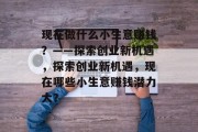 现在做什么小生意赚钱？——探索创业新机遇，探索创业新机遇，现在哪些小生意赚钱潜力大？