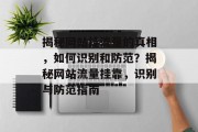 揭秘网站挂流量的真相，如何识别和防范？揭秘网站流量挂靠，识别与防范指南