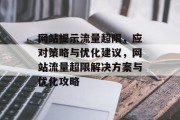 网站提示流量超限，应对策略与优化建议，网站流量超限解决方案与优化攻略