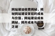 网站建设收费揭秘，揭秘网站建设背后的成本与价值，网站建设成本揭秘，揭开成本与价值之谜