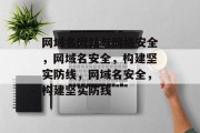 网域名网站与网络安全，网域名安全，构建坚实防线，网域名安全，构建坚实防线
