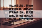 网站流量过百，揭秘高效引流策略，助力企业实现业绩增长，百流量突破，揭秘高效网站引流秘籍，助力企业业绩腾飞