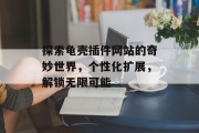 探索龟壳插件网站的奇妙世界，个性化扩展，解锁无限可能