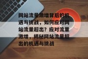 网站流量激增背后的机遇与挑战，如何应对网站流量超出？应对流量激增，揭秘网站流量超出的机遇与挑战