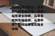 微网站如何建立，从零到一的实操指南，微网站搭建全攻略，从零基础到实操指南，从零开始，微网站搭建实操全攻略