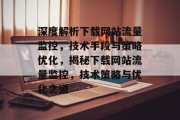 深度解析下载网站流量监控，技术手段与策略优化，揭秘下载网站流量监控，技术策略与优化之道