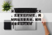 深入解析网站流量定义，流量背后的秘密，揭秘网站流量真谛，解码流量背后的奥秘