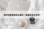 新号流量等级怎么提升（流量主怎么养号）