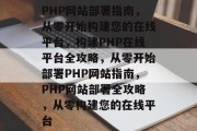 PHP网站部署指南，从零开始构建您的在线平台，构建PHP在线平台全攻略，从零开始部署PHP网站指南，PHP网站部署全攻略，从零构建您的在线平台