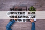 夜晚的秘密——男人赚钱的五大秘密，揭秘男性赚钱五大秘诀，从夜间工作到财富积累