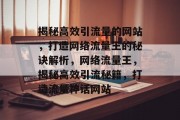 揭秘高效引流量的网站，打造网络流量王的秘诀解析，网络流量王，揭秘高效引流秘籍，打造流量神话网站
