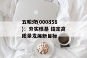 五粮液(000858)：夯实根基 锚定高质量发展新目标