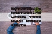 揭秘免费流量网站，如何利用免费资源实现网站流量翻倍，免费流量网站秘籍，解锁网站流量翻倍之道