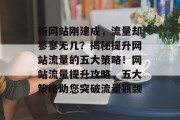 新网站刚建成，流量却寥寥无几？揭秘提升网站流量的五大策略！网站流量提升攻略，五大策略助您突破流量瓶颈
