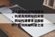 深入解析网站构成要素，构建高效网站的关键，网站构建要素深度解析，高效网站构建之道