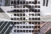 建站宝盒成品网站演示，轻松打造个性化网站，开启网络营销新篇章，建站宝盒，个性化网站轻松搭建，引领网络营销新时代，建站宝盒，个性化网站轻松搭建，开启网络营销新时代