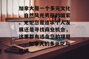 加拿大是一个多元文化、自然风光秀丽的国家。无论您是追求个人发展还是寻找商业机会,这里都有适合您的项目。,加拿大的多元化与机遇