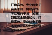 打造高效、专业的电子商务平台，构建高效、专业电商平台，从设计到运营全链条优化，打造高效、专业的电子商务平台，从设计到运营全链条优化
