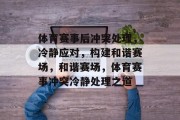 体育赛事后冲突处理，冷静应对，构建和谐赛场，和谐赛场，体育赛事冲突冷静处理之道