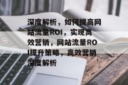 深度解析，如何提高网站流量ROI，实现高效营销，网站流量ROI提升策略，高效营销深度解析