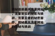 揭秘目前最大流量网站，流量背后的秘密与挑战，流量王者的秘密面纱，揭秘最大流量网站的奥秘与挑战