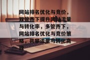 网站排名优化与竞价，双管齐下提升网站流量与转化率，多管齐下，网站排名优化与竞价策略，共攀流量与转化高峰
