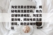 淘宝流量运营网站，揭秘电商流量密码，助力店铺快速崛起，淘宝流量攻略，揭秘电商流量密码，助您店铺快速崛起