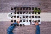 如何实现网站流量交换，提升网站访问量的有效策略，网站流量互换攻略，高效提升访问量的策略解析