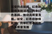 延安热点新闻，红色故都焕发新活力，传承红色基因，推动高质量发展，延安，红色故都焕新颜，传承红色基因助力高质量发展
