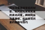网站流量激增背后的秘密，如何应对突如其来的高访问量，揭秘网站流量激增，应对高访问量的策略与技巧