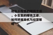 现在小生意的赚钱之道,小生意的赚钱之道,如何把握商机与经营策略 现在小生意的赚钱之道,小生意的赚钱之道,如何把握商机与经营策略