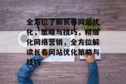 全方位了解长春网站优化，策略与技巧，精细化网络营销，全方位解读长春网站优化策略与技巧