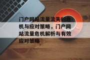 门户网站流量流失的危机与应对策略，门户网站流量危机解析与有效应对策略