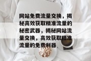 网站免费流量交换，揭秘高效获取精准流量的秘密武器，揭秘网站流量交换，高效获取精准流量的免费利器