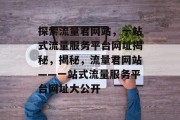 探索流量君网站，一站式流量服务平台网址揭秘，揭秘，流量君网站——一站式流量服务平台网址大公开