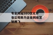 专业网站SEO优化外包公司助力企业网络营销腾飞
