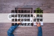 网站流量统计，掌握网站运营的晴雨表，网站流量统计分析，运营晴雨表的秘密武器