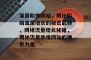 流量助推网站，揭秘网络流量增长的秘密武器，网络流量增长秘籍，揭秘流量助推网站的神奇力量
