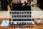 武汉地区平台网站建设与APP开发，助力企业数字化转型的新引擎，武汉数字化新动力，平台网站与APP开发，企业转型关键引擎，武汉企业数字化转型新引擎，平台网站与APP开发引领武汉数字化浪潮