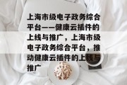 上海市级电子政务综合平台——健康云插件的上线与推广，上海市级电子政务综合平台，推动健康云插件的上线与推广