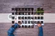 网站无流量套餐，低成本拓展线上业务的新选择，低成本网站流量套餐，助力企业轻松拓展线上业务新途径