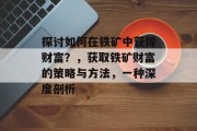 探讨如何在铁矿中获得财富？，获取铁矿财富的策略与方法，一种深度剖析